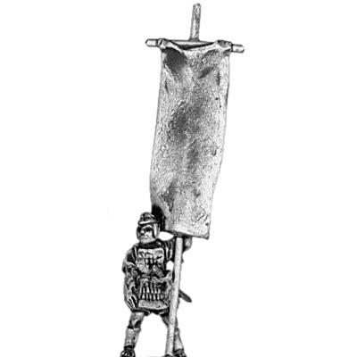 Early Samurai followers with standard