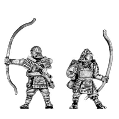 Samurai in heavy armour with bow