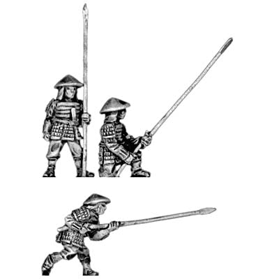 Late or Renaissance Ashigaru with 12 foot yari