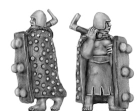 Sumerian Axeman, with shield and cloak