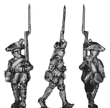 Prussian Musketeer, marching