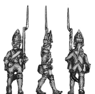 Prussian Fusilier, marching