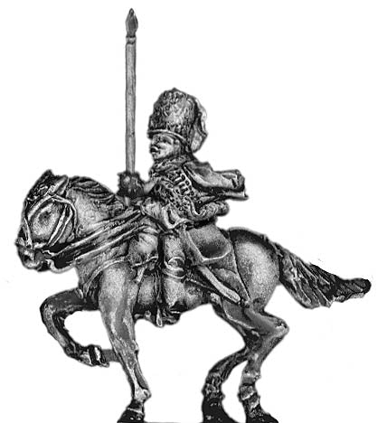 Prussian Hussar standard bearer in Busby