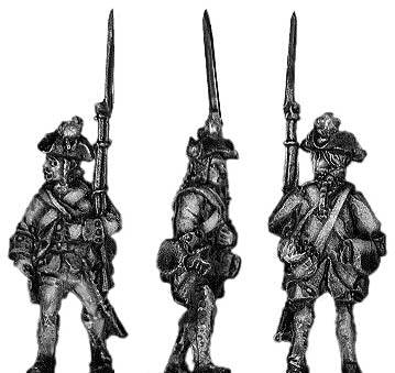 Hungarian Musketeer marching