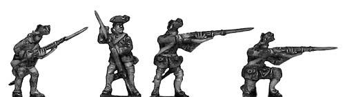 Russian Musketeer, summer uniform, firing and loading