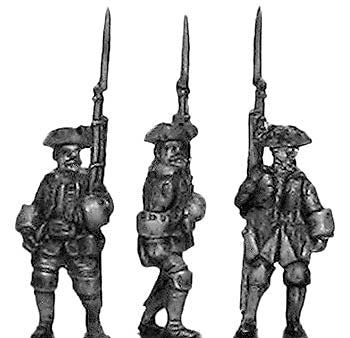 Russian Corps of Observation, winter uniform, marching