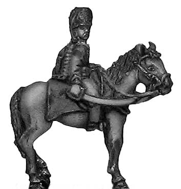 Russian Hussar with busby, officer