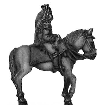 Russian Hussar with mirliton, trumpeter