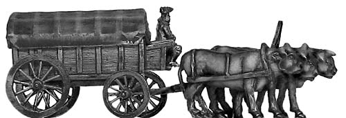 Russian 3 ox ammunition wagon