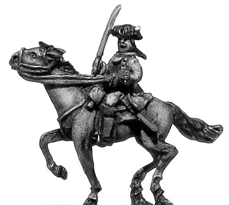 Mounted officer in cuirasser