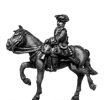 Chevau leger officer in tricorn