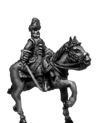 Chevauleger officer in bearskin