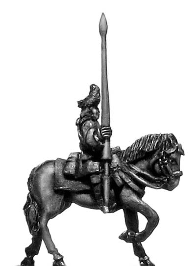 Chevauleger standard bearer in bearskin