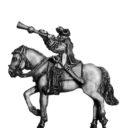 Dragoon musician in tricorn