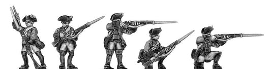 Line in tricorn, firing and loading
