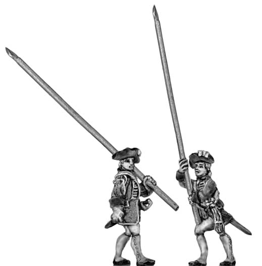 Standard bearer in tricorn