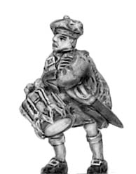 Fusilier officer in mitre