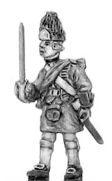 Highland Grenadier officer in bearskin