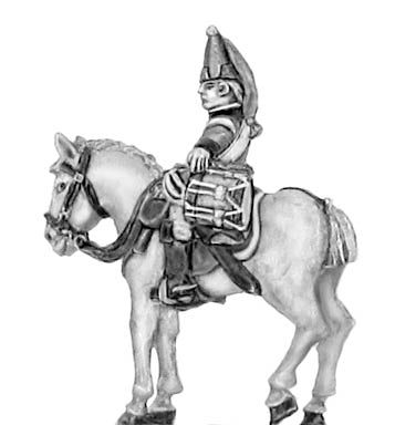 Horse Grenadier drummer in mitre