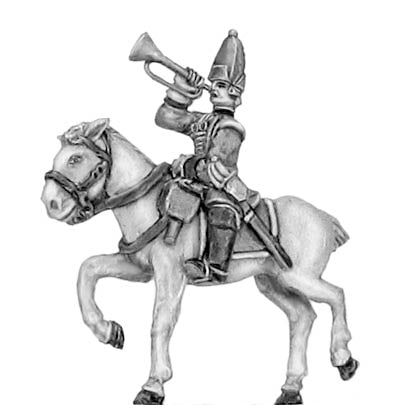 Horse Grenadier trumpeter in mitre