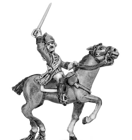 Light Dragoon in helmet officer