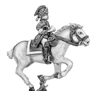 Light Dragoon in helmet trumpeter