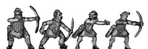 Tlingit warrior, slatted wooden armour, helmet and bow