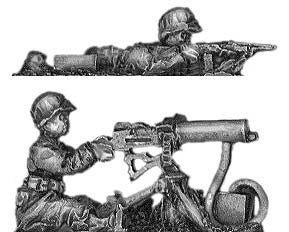 US Marine Browning HMG team