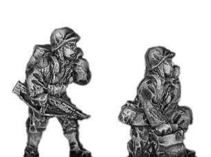 US Marine with radio