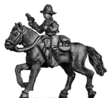 1941 US Cavalry officer mounted