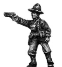 1941 US Cavalry officer dismounted