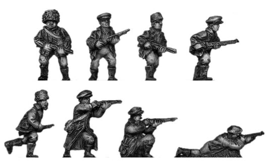 Soviet militia/partisans with rifle