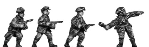 Soviet militia/partisans with SMG