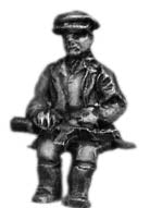 Soviet militia/partisan seated