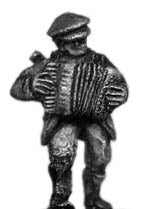 Soviet militia/partisan accordianist
