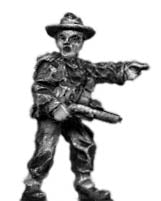 British NCO with Sten SMG in slouch hat
