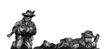 Gurkha 2-inch mortar and crew in slouch hat