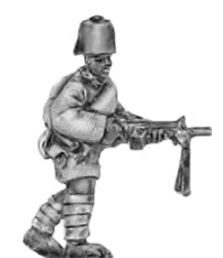 Italian Askari in fez LMG- advancing