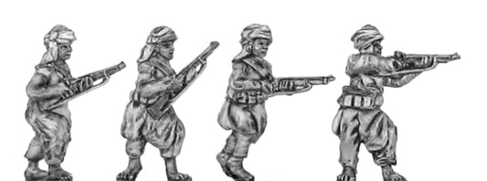 Somali dubat in turban with rifle