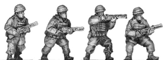 Folgore with rifle