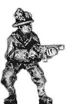 Bersaglieri with SMG