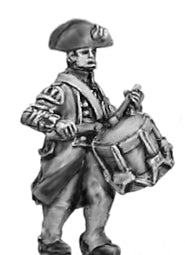 British Infantry in Tricorne, Drummer