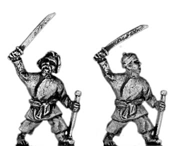 15th Century Chinese Swordsman with scabbard in left hand