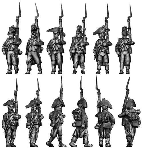 100WFR003 French Fusilier, ragged