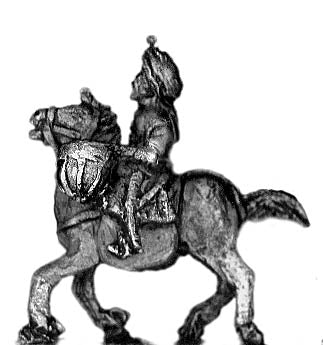 Mounted kettle drummer