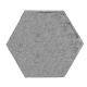  33.5mm (across flat) hexagon, plain 