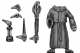  Acolytes of ? – add your own head and assorted accoutrements 