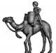  Saracen camel mounted drummer 