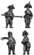  Foot artilleryman, bircorne, ragged uniform, loading 